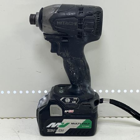 ЗЗ HITACHI 日立 36V インパクトドライバ 充電器 バッテリー×2 ケース付 WH36DA ブラック