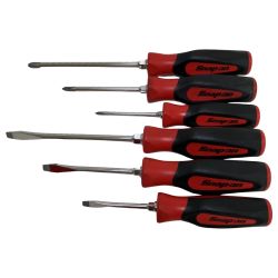 ЗЗ Snap-on スナップオン ドライバーセット 6本組 SGDX60BO レッド×ブラック Bランク