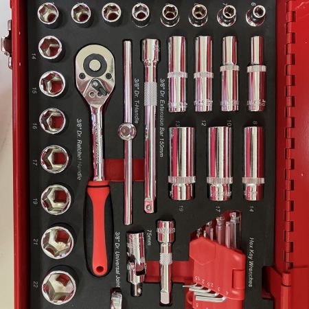 ЗЗ ASTRO PRODUCTS アストロプロダクツ 74pc+1 工具セット ケース付 TS194 レッド