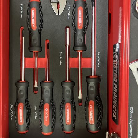 ЗЗ ASTRO PRODUCTS アストロプロダクツ 74pc+1 工具セット ケース付 TS194 レッド