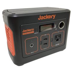ЗЗ jackery 400Wh ポータブル電源 ACアダプタ シガーソケット 取説 外箱付 UN38.3 PTB041 ブラック×オレンジ Aランク
