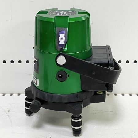 ЗЗ DENSAN レーザー墨出し器 USBケーブル 受光器 ケース 三脚付 ※乾電池液漏れあとあり LBP-6GR グリーン