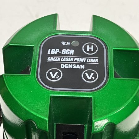 ЗЗ DENSAN レーザー墨出し器 USBケーブル 受光器 ケース 三脚付 ※乾電池液漏れあとあり LBP-6GR グリーン
