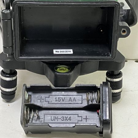 ЗЗ DENSAN レーザー墨出し器 USBケーブル 受光器 ケース 三脚付 ※乾電池液漏れあとあり LBP-6GR グリーン