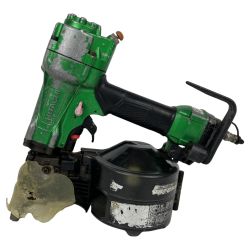 ЗЗ HITACHI 日立 65mm 高圧 エア釘打ち機 本体のみ NV65HR グリーン Cランク