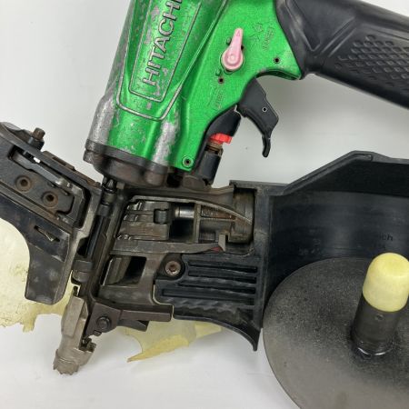 ЗЗ HITACHI 日立 65mm 高圧 エア釘打ち機 本体のみ NV65HR グリーン