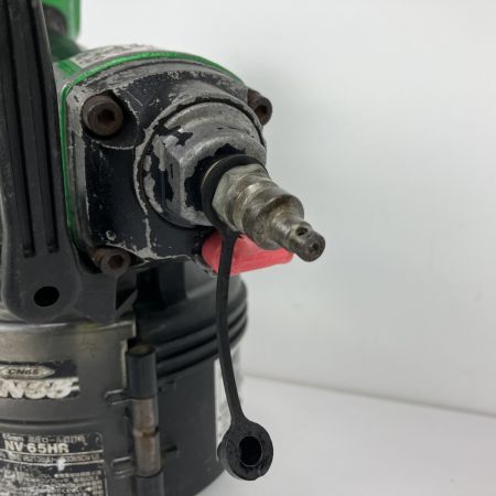 ЗЗ HITACHI 日立 65mm 高圧 エア釘打ち機 本体のみ NV65HR グリーン
