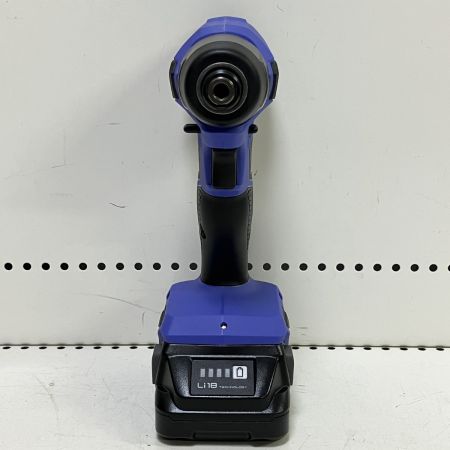 ЗЗ HiKOKI ハイコーキ 18V インパクトドライバ バッテリー×2 充電器 ケース付 FWH18DA 2BG パープル