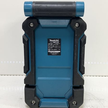 ЗЗ MAKITA マキタ 14.4/18/100V バッテリー式ラジオ ACアダプター付 MR108 ブルー