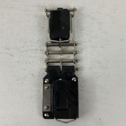 ЗЗ KNICKS メジャーホルダ SUSアタッチメント付きベルトループ セフホルダ付き SUS-25L KB-300MDX シルバー×ブラック Bランク