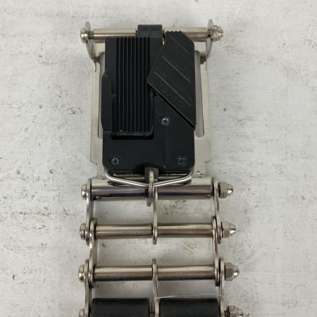 ЗЗ KNICKS メジャーホルダ SUSアタッチメント付きベルトループ セフホルダ付き SUS-25L KB-300MDX シルバー×ブラック