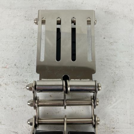 ЗЗ KNICKS メジャーホルダ SUSアタッチメント付きベルトループ セフホルダ付き SUS-25L KB-300MDX シルバー×ブラック