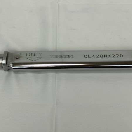 ЗЗ TOHNICHI 420N・m 全長945ｍｍ トルクレンチ 取説 外箱付 CL420NX22D シルバー