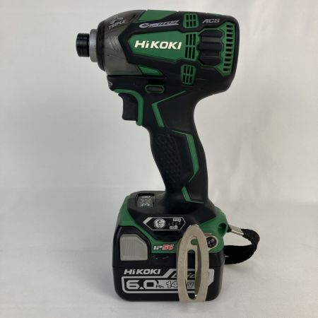 ЗЗ HiKOKI ハイコーキ 14.4v インパクトドライバ バッテリーx2 充電器 ケース付 WH14DDL2 グリーン