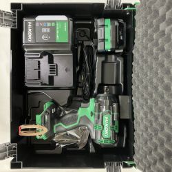 ЗЗ HiKOKI ハイコーキ 36v インパクトレンチ バッテリーx1 充電器 交換用フック ケース付 WR36DH グリーン Sランク