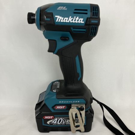ЗЗ MAKITA マキタ 40V 充電式インパクトドライバ 充電器 バッテリー×2 ケース付 TD003GRAX ブルー