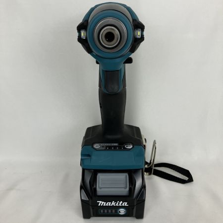 ЗЗ MAKITA マキタ 40V 充電式インパクトドライバ 充電器 バッテリー×2 ケース付 TD003GRAX ブルー