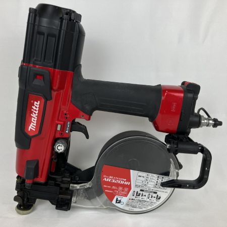 ЗЗ MAKITA マキタ 32mm 高圧 ねじ打ち機 取説 ケース付 AR320HR レッド