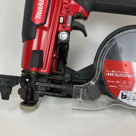 ЗЗ MAKITA マキタ 32mm 高圧 ねじ打ち機 取説 ケース付 AR320HR レッド