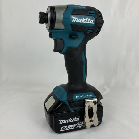  MAKITA マキタ 18v インパクトドライバ バッテリーx2 充電器 ケース付 TD173D ブルー