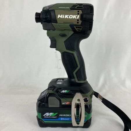  HiKOKI ハイコーキ 36v インパクトドライバ バッテリーx2 充電器 ケース付 WH36DD フォレストグリーン