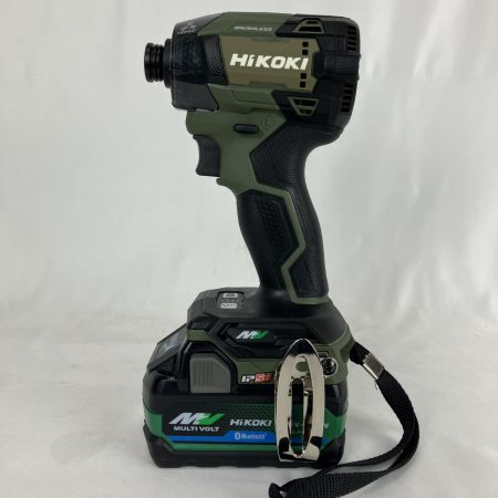  HiKOKI ハイコーキ 36v インパクトドライバ　バッテリーx2 充電器 ケース付 WH36DD フォレストグリーン