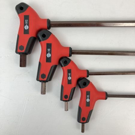 ЗЗ MAC TOOLS マック メトリックTハンドルスピードヘックスレンチ 8本セット トレー付き SHKTBM8PT レッド