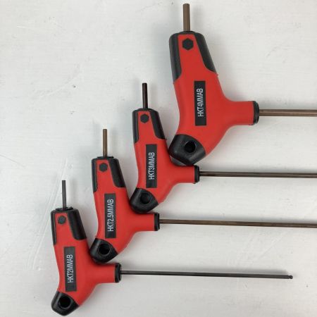 ЗЗ MAC TOOLS マック メトリックTハンドルスピードヘックスレンチ 8本セット トレー付き SHKTBM8PT レッド