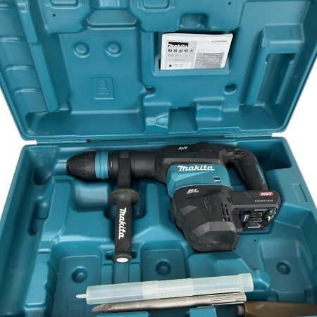 ЗЗ MAKITA マキタ 40V 充電式ハンマ ハンドル 取説 ケース付 ※バッテリ・充電器別売り HM001G ブルー