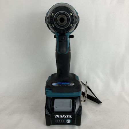 ЗЗ MAKITA マキタ 40V 充電式インパクトドライバ 充電器 バッテリー×2 ケース付 TD002GRDX ブルー