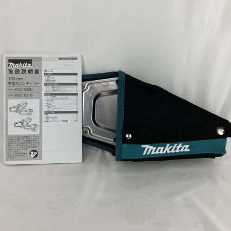 ЗЗ MAKITA マキタ 18V 100mm 充電式ハンディーソー ホルダー 取説付 MUC101D ブルー
