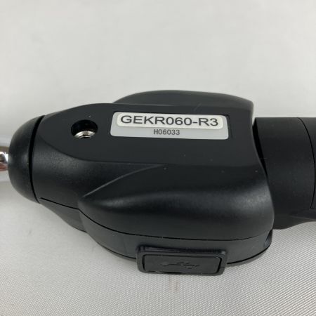 ЗЗ KTC ケーティーシー 差込角9.5ｍｍ 12-60N.m デジタルトルクラチェット USBケーブル ケース付 GEKR060-R3 ブラック