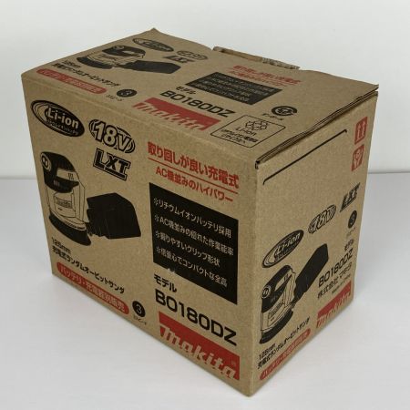 ЗЗ MAKITA マキタ 125mm 18V 充電式ランダムオービットサンダ ダストバッグ 取説 外箱付 BO180D ブルー