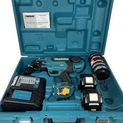 ЗЗ MAKITA マキタ 14.4/18V 充電式鉄筋結束機 充電器 バッテリー×2 ケース付 TR180D ブルー Cランク