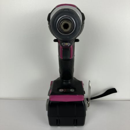 ЗЗ HITACHI 日立 14.4V 充電式インパクトドライバ 充電器 バッテリー×2 ケース付 WH14DDL ブラック×ピンク