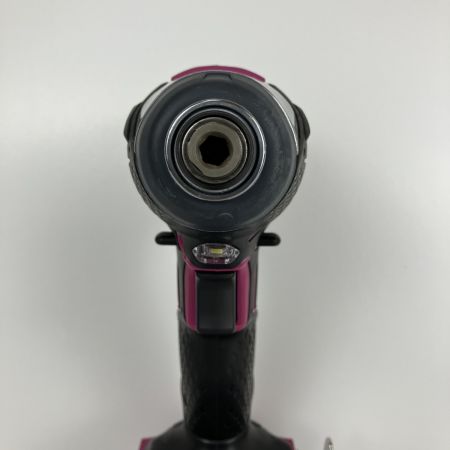 ЗЗ HITACHI 日立 14.4V 充電式インパクトドライバ 充電器 バッテリー×2 ケース付 WH14DDL ブラック×ピンク