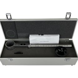 ЗЗ SKK 泥水比重測定器 マッドバランス 蓋 支持台 取説 ケース付 シルバー Cランク