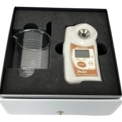 ЗЗ ATAGO ポケット土壌水分計・含水比測定器 PAL-Soil ビーカー ケース付 PAL-Soil ホワイト Bランク