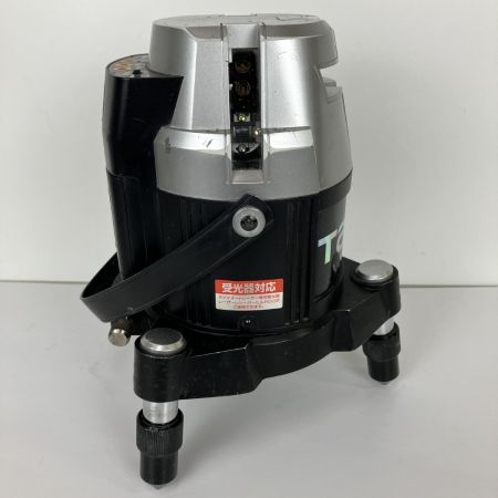 ЗЗ TAJIMA タジマ 単三電池4本 赤色レーザー レーザー墨出し器 受光器 ACアダプタ ケース付 AL-KYRJ グレー×ブラック