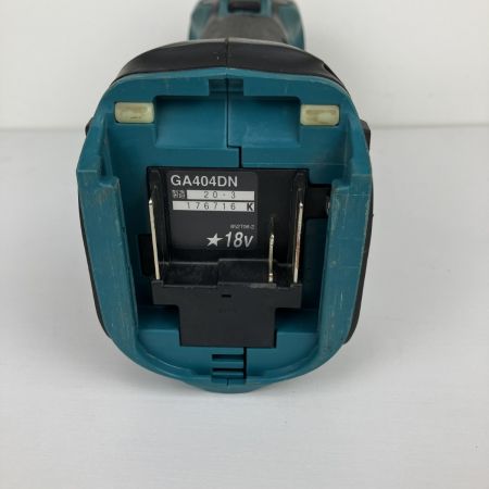 ЗЗ MAKITA マキタ 18V 100mm 充電式ディスクグラインダー バッテリー×1付 GA404DN ブルー