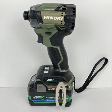  HiKOKI ハイコーキ 36V 充電式インパクトドライバ 充電器 バッテリー×2 ケース付 WH36DD フォレストグリーン