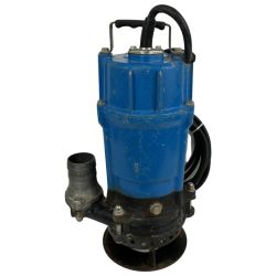 ЗЗ TSURUMI PUMP ツルミポンプ (2) 口径50mm 100v 水中ポンプ HSD2.55S ブルー Cランク