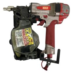 ЗЗ MAX マックス 65mm 高圧 エア釘打ち機 ケース付 HN-65N1 レッド Cランク