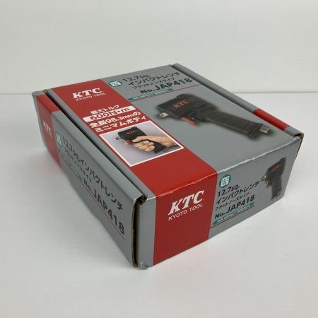 ЗЗ KTC ケーティーシー 12.7mm 600N.m 常圧 エアインパクトレンチ 箱付 JAP418 ブラック