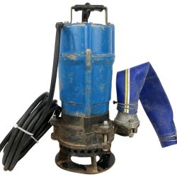 ЗЗ TSURUMI PUMP ツルミポンプ 口径50ｍｍ 100V 水中ポンプ 本体のみ HSD2.55S ブルー Cランク