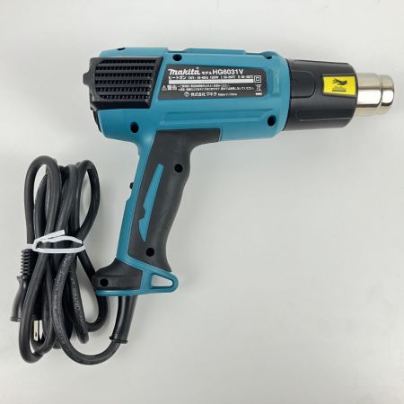 ЗЗ MAKITA マキタ 100V 50-550℃ ヒートガン ノズル・スクレーバー・取説・ケース付 HG6031V ブルー