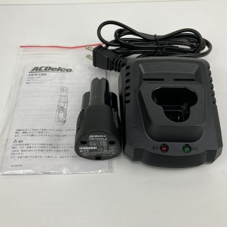 ЗЗ ACDelco 10.8V 60N.m 差込角9.5mm ラチェットレンチ 充電器 バッテリー×1 外箱付 ARW1209 ブルー