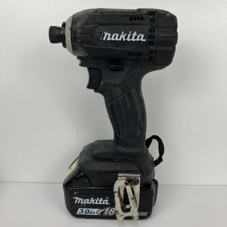 ЗЗ MAKITA マキタ 18V 充電式インパクトドライバ 充電器 バッテリー×2 ケース付 TD149D ブラック