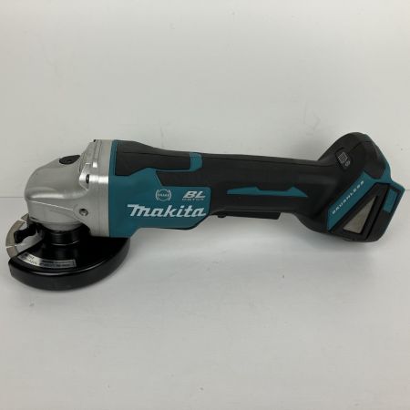 ЗЗ MAKITA マキタ 18V 100ｍｍ 充電式ディスクグラインダー 取説付 バッテリ・充電器なし GA408D ブルー