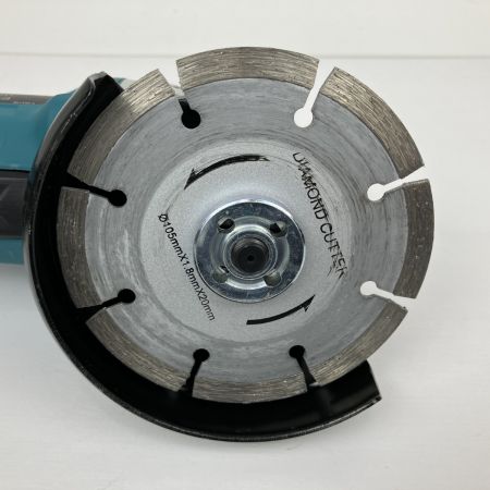 ЗЗ MAKITA マキタ 18V 100ｍｍ 充電式ディスクグラインダー 取説付 バッテリ・充電器なし GA408D ブルー